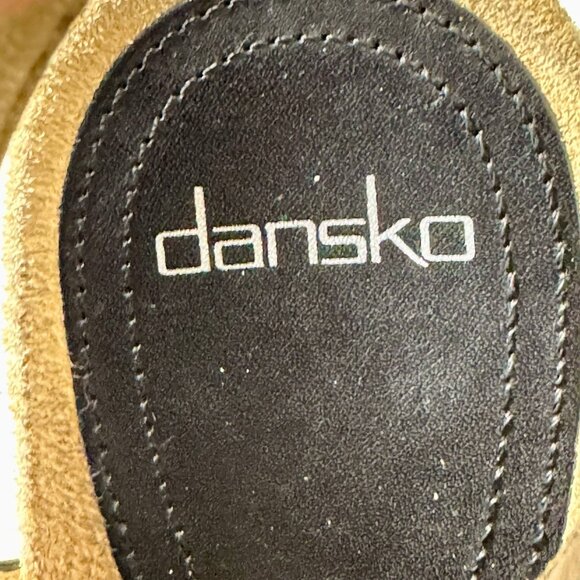 Dansko Cecily Black Leather Wedge Sandals – Size 40 (US 9.5-10) - Picture 6 of 7